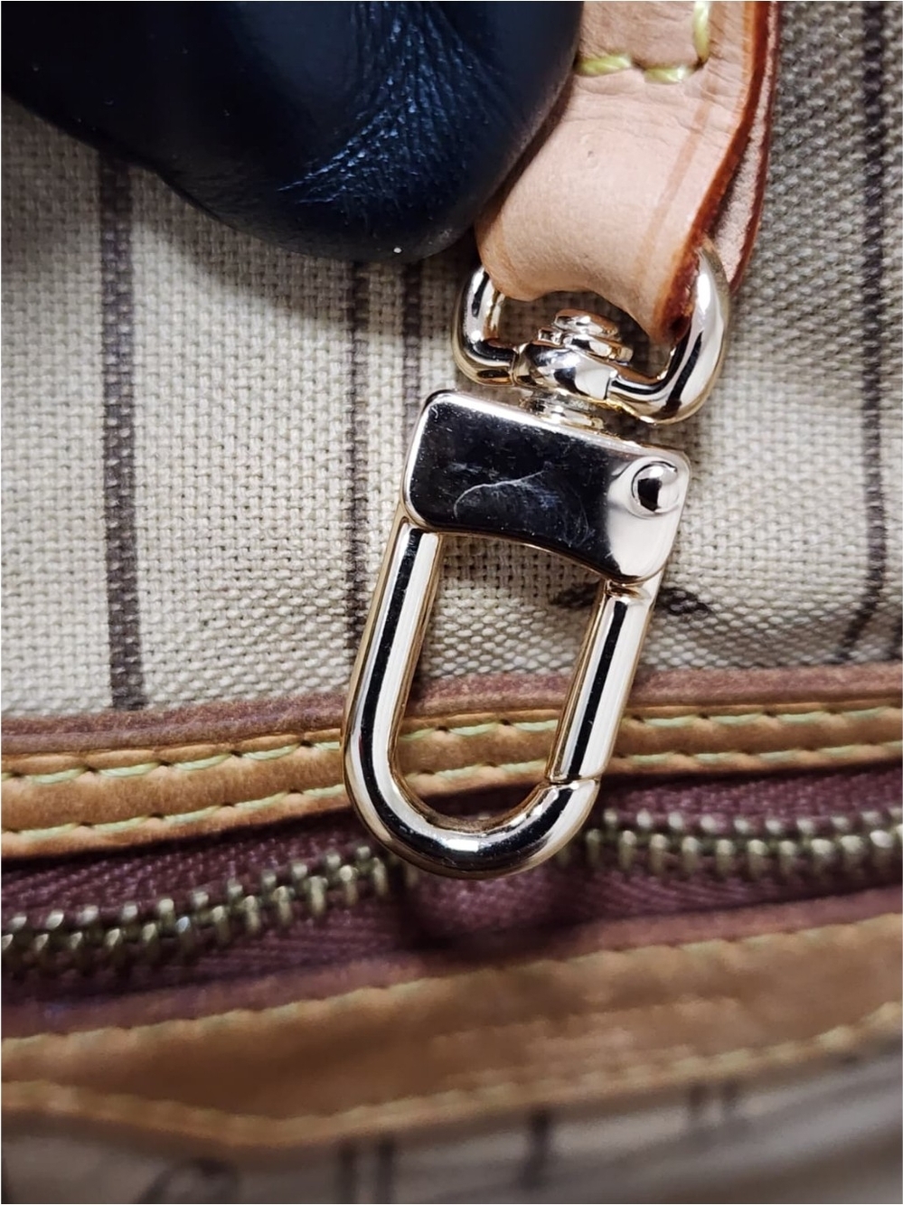 LOUIS VUITTON Monogram Canvas Neverfull MM Tote Bag Brown/Beige - Picture 12 of 16